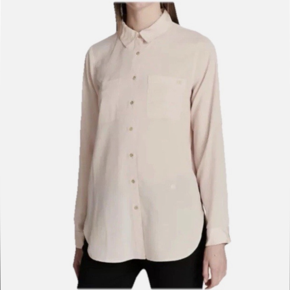 Women's Light Pink Button-Down Shirt